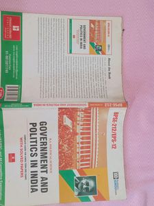 IGNOU Textbook BPSE- 212/EPS-12 BA Political Science Government And Politics In India With Solved Papers Complete Guide For IGNOU Term End Exams