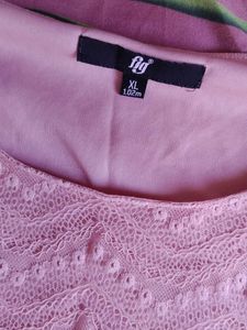 Sheer Lace Puff Sleeve Top