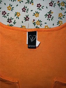 Orange Crop Top
