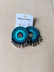 Boho Crochet Hoop Earrings (Navratri)