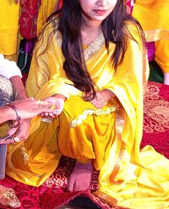 Haldi Suit  Punjabi Gotta