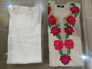 Beautiful Embroidered Kurta With Inner