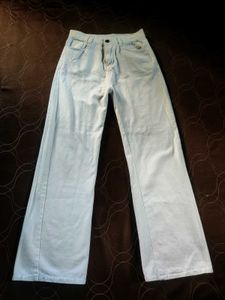 White Wide Leg Jeans