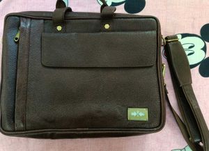 Brown Original Leather Briefcase (Office Bag)