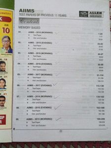 NEET-UG &amp; AIIMS Test Papers( Set of 2)