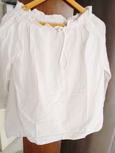 white cotton top