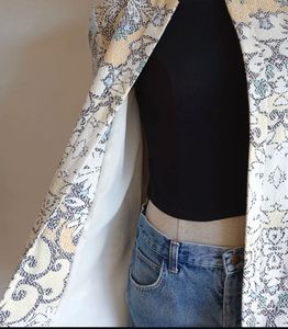 Zara Patterned Blazer / Coat