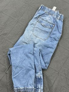 Light Wash Denim Joggers
