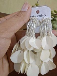💕 Unique💕Pearl Dangle Earrings
