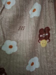 Cute Bear Print Pajama Pants