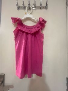SHOPPER STOP Pink Ruffle Top