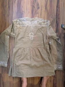 Embroidered Cotton Kurta, v good quality