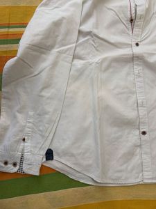 Men's White Long Sleeve Shirt