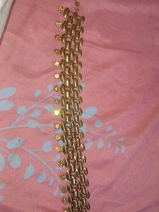 Turkish Gold Tone Statement Necklace