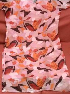 BrandNew BeautifulSnuff FloralPrint Kurta+SemiPati