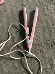 Pink Mini Hair Straightener with Case