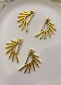 Unique Geometric Bar Earrings