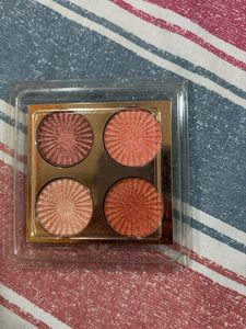 Shimmer blush and highlighter Palette