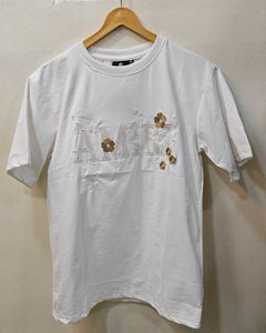 Amiri White Embroidered Floral T-Shirt