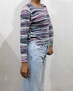 Cozy Striped Knit Sweater