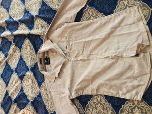 Striped Button-Down Shirt