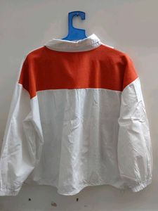 Colorblock Button-Down Loosefit Shirt
