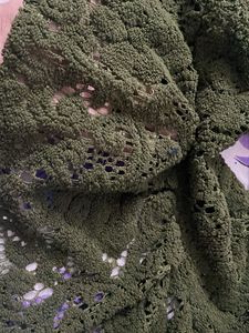 Chic Green Lace Crop Top