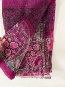 Beautiful Pink &amp; Purple Saree