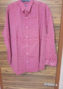 Men's Pink Polka Dot Shirt