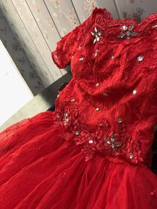 Elegant Red Ball Gown❤️✨