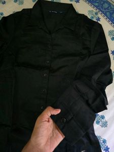 Allen Solly Classic Black Shirt