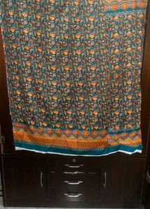 Teal Printed Pakistani suit