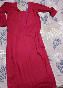 Elegant Maroon Salwar Suit Set With Sequin Work -s