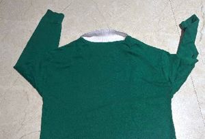 Y2k Green "Tokyo" Collared Crop Top