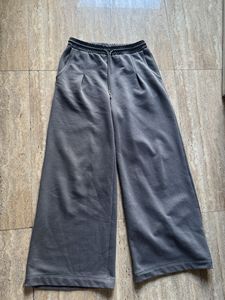 Comfortable Grey Wide-Leg Pants
