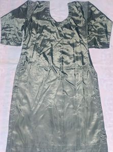 Elegant Women's Party Wear Embroidered Silk Suit