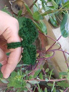 Handmade Crochet Sprout Accessory