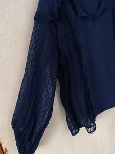 Navy Blue DressBerry Top