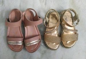 Cute Girls Sandals - Pack of 2 Pairs