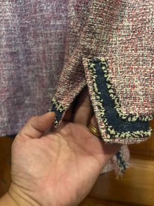 Chic Pink Tweed Jacket