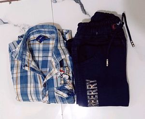 kid's shirt pant set