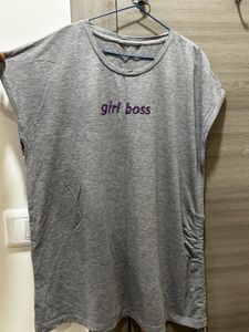 Cute "Girl Boss" Tunic Top