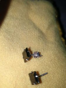 pure silver Small Stud Earrings