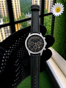 ARMANI EXCHANGE CHRONOGRAPH BLACK EDITION ⌚🖤✨*