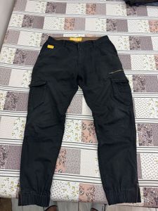 Superdry Men's Black Cargo Joggers
