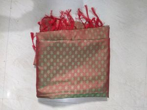 Double Shade copper saree (rare Collection )
