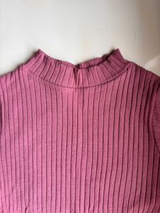 Mauve Turtle Neck Top