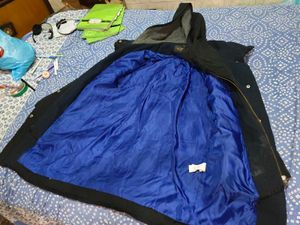 Black Hooded Padded Coat