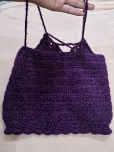 Handmade Crochet Top For Womens