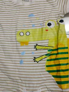 Cute Crocodile Baby Romper
